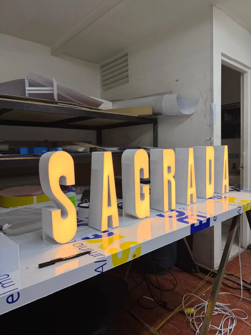 Letras Acrilico Iluminadas 64
